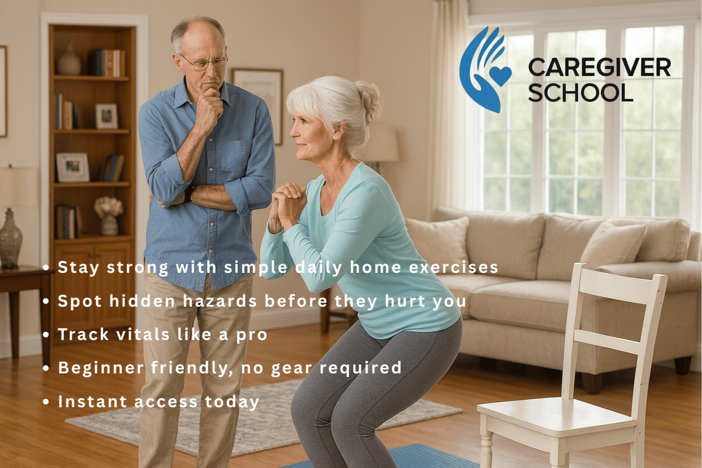 Home Independence Kit: Exercises + Safety for Seniors